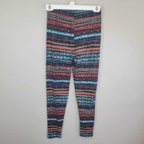 southwest-print-polyester-spandex-ankle-leggings-one-size-fits-all