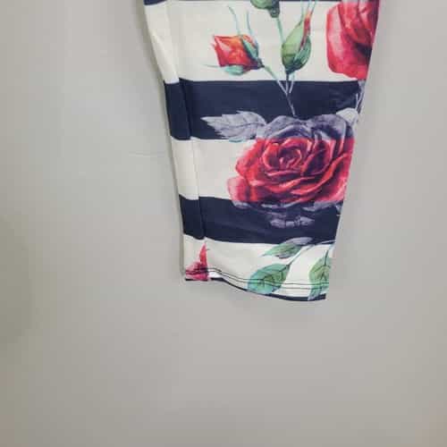 navy-creme-stripes-with-red-gray-roses-polyester-spandex-ankle-leggings-os