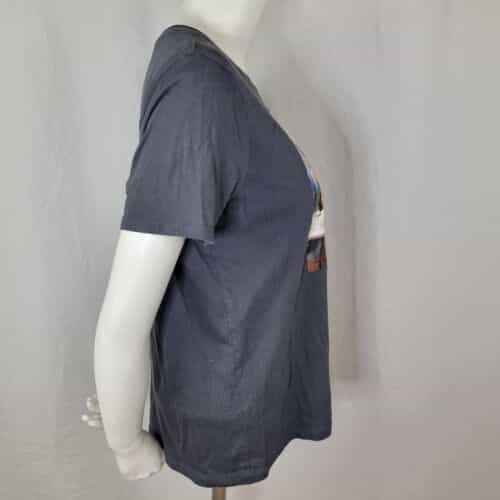 hm-friends-soda-shop-photo-gray-cotton-short-sleeve-t-shirt-size-m