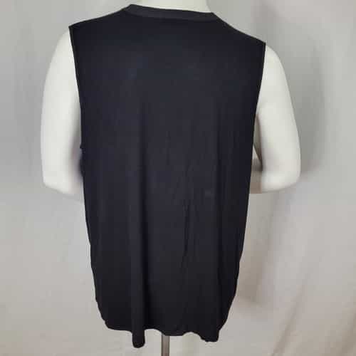 avenue-black-sheer-v-neck-pleated-front-sleeveless-blouse-size-22-24