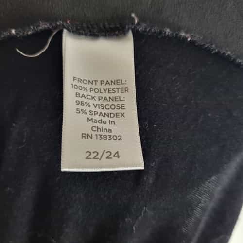 avenue-black-sheer-v-neck-pleated-front-sleeveless-blouse-size-22-24