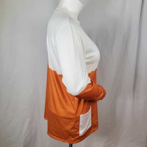 orange-and-creme-black-cat-and-pumpkin-halloween-color-block-shirt-size-2xl