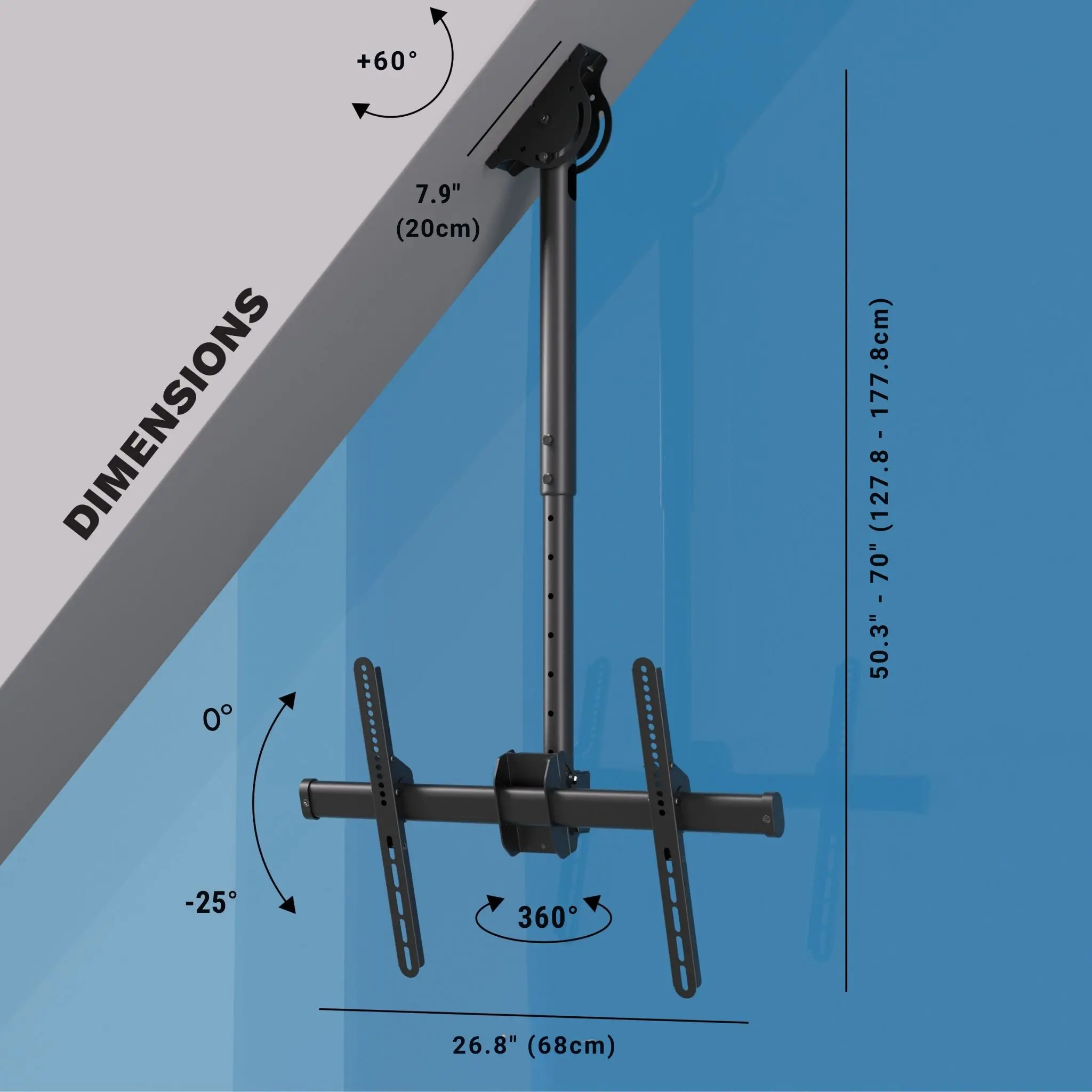 promounts-premium-ceiling-tv-mount-hanging-swivel-bracket-for-37-90-inch-tvs-holds-up-to-110-lbs-c