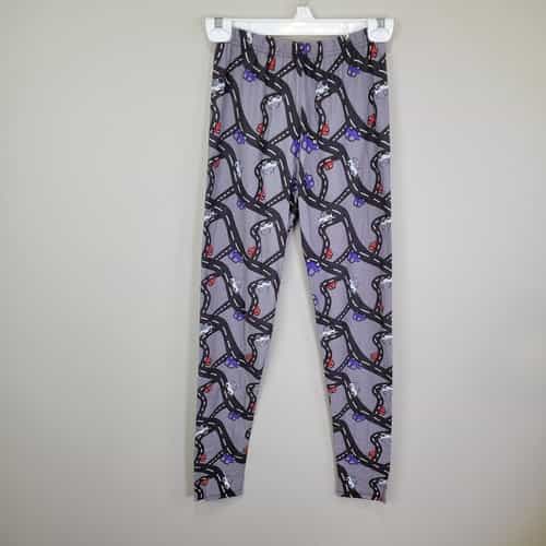 Cars On The Road Polyester Spandex Ankle Leggings One Size Fits All