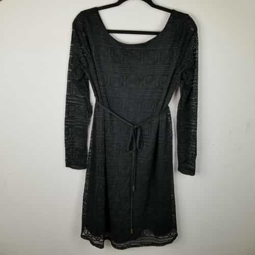 Liz Lange For Target  Maternity Lined Black Lace Dress