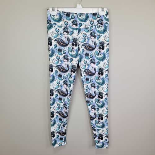 Mermaid Girl And Friends Polyester Spandex Ankle Leggings One Size Fits All