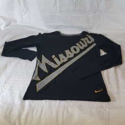 Mizzou Nike Slim Fit Long Sleeve Tee Size M