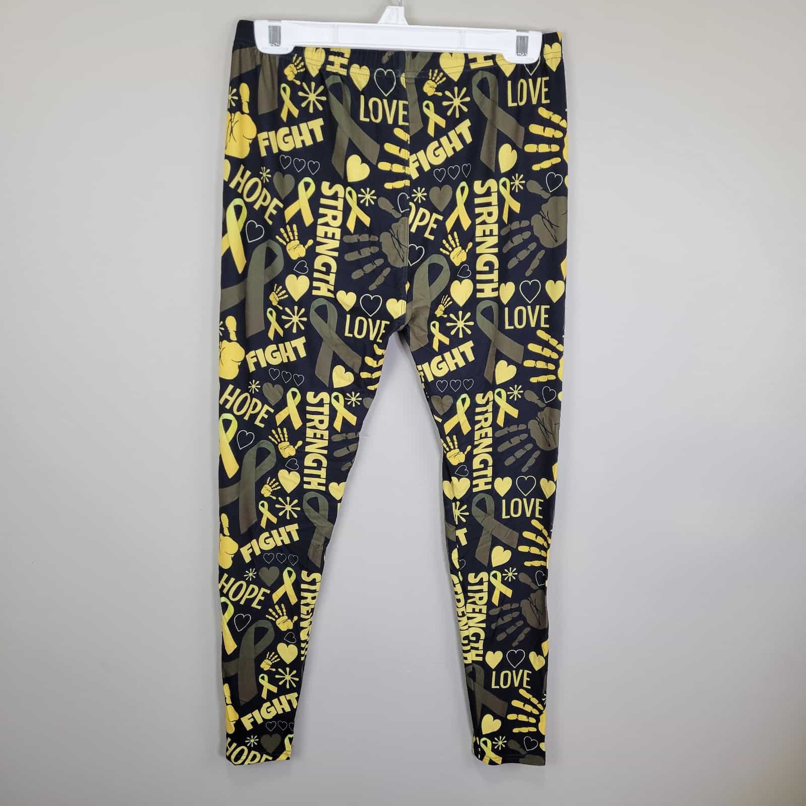 mad-hatter-dezign-yellow-awareness-ribbon-polyester-spandex-leggings-plus-size