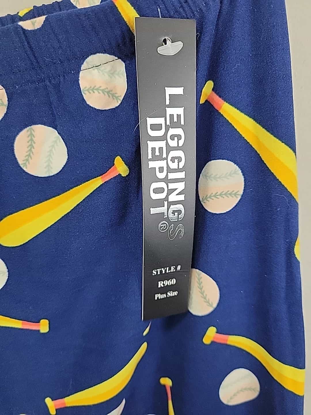 leggings-depot-baseball-bat-and-ball-polyester-spandex-ankle-leggings-plus-size