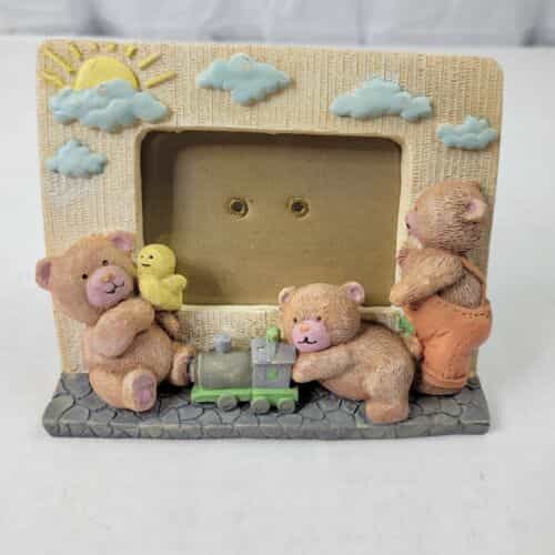 Teddy Bear Trio 3-D Stand Alone Photo Frame