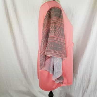 motherhood-maternity-salmon-gray-blouse-size-xl