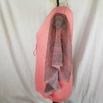 motherhood-maternity-salmon-gray-blouse-size-xl