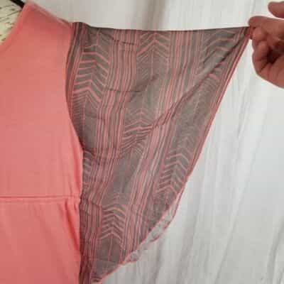 motherhood-maternity-salmon-gray-blouse-size-xl