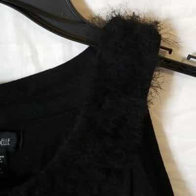 renee-belle-black-sleeveless-blouse-size-s