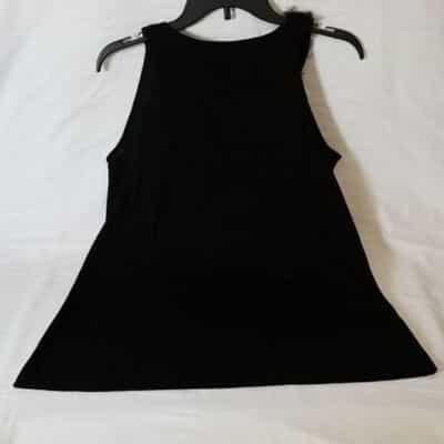 renee-belle-black-sleeveless-blouse-size-s