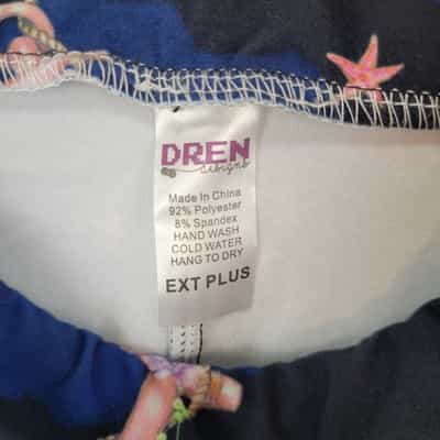 flamingos-and-anchors-polyester-spandex-ankle-leggings-extended-plus-size