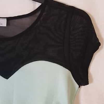 flair-mint-ruffle-bottom-sleeveless-blouse