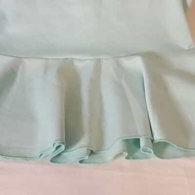 flair-mint-ruffle-bottom-sleeveless-blouse