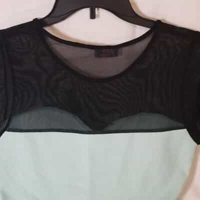 flair-mint-ruffle-bottom-sleeveless-blouse