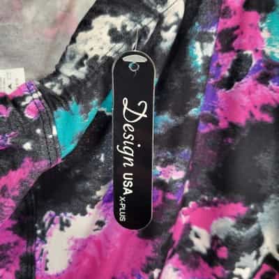 design-usa-tie-dye-polyester-spandex-ankle-leggings-extra-plus-size
