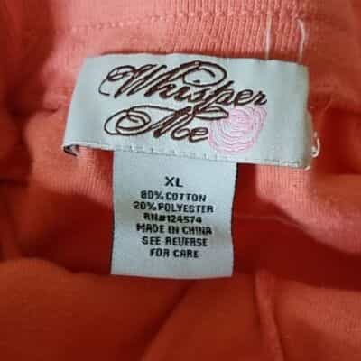 whisper-me-salmon-colored-drawstring-pants-size-xl