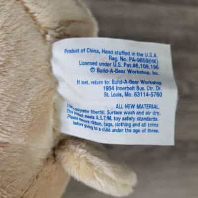 build-a-bear-14-tan-plush-teddy-bear