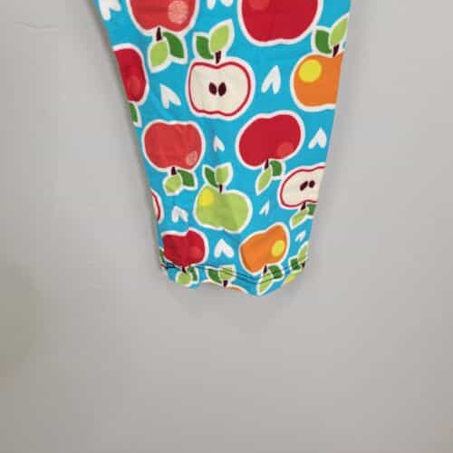 apples-and-heart-print-polyester-spandex-ankle-leggings-plus-size-os-fits-all