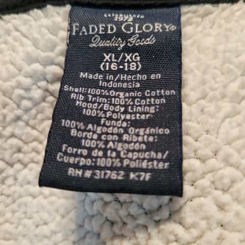 faded-glory-hooded-zipper-front-black-jacket-size-xl