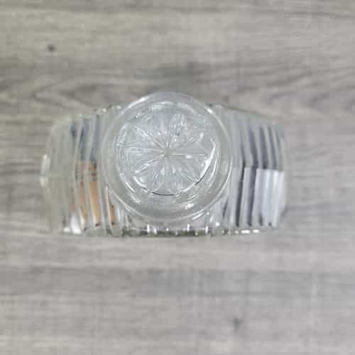 vintage-clear-glass-decanter-with-stopper-diamond-star-cut-pattern-liquor-bottle
