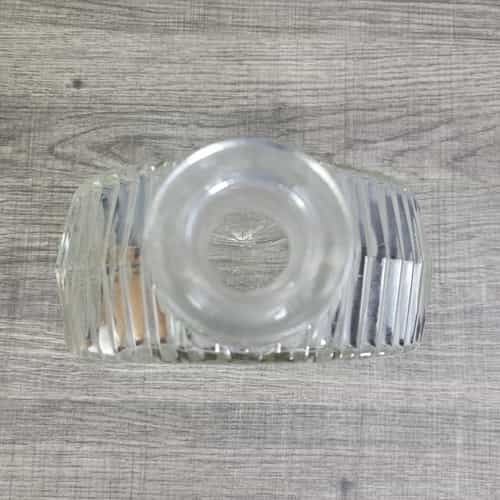 vintage-clear-glass-decanter-with-stopper-diamond-star-cut-pattern-liquor-bottle