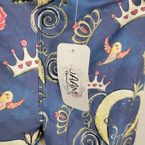 jaam-crowns-and-roses-print-polyester-spandex-ankle-leggings-one-size-fits-all