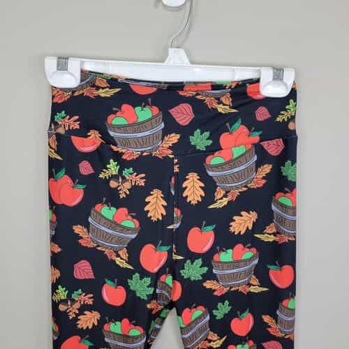 jaam-apple-basket-print-polyester-spandex-ankle-leggings-one-size-fits-all