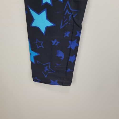 star-print-polyester-spandex-ankle-leggings-one-size-fits-all