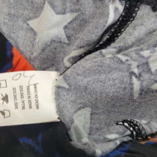 star-print-polyester-spandex-ankle-leggings-one-size-fits-all