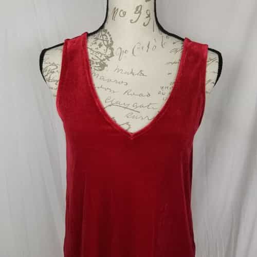 gibson-holiday-red-sleeveless-blouse-size-xs