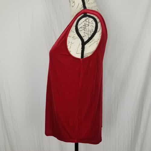 gibson-holiday-red-sleeveless-blouse-size-xs