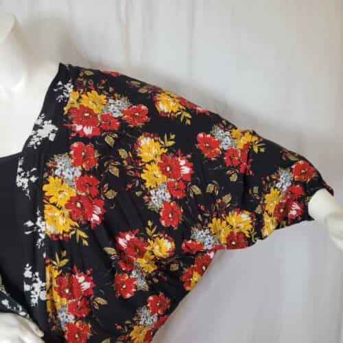 time-and-tru-floral-print-kimono-open-front-lightweight-bohemian-cardigan-os