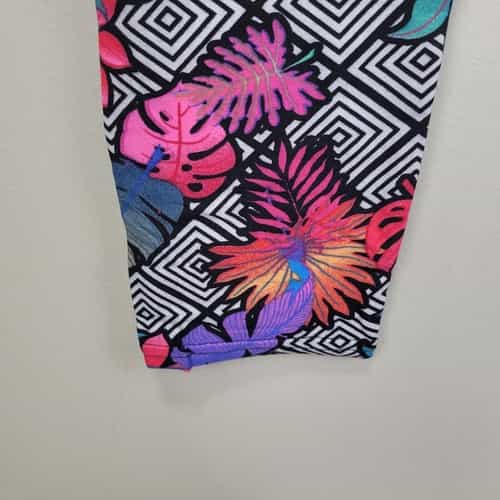 tropical-floral-print-polyester-spandex-ankle-leggings-extra-plus-size