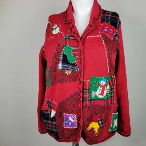 designers-original-studios-joy-patchwork-snowmen-red-ugly-christmas-sweater