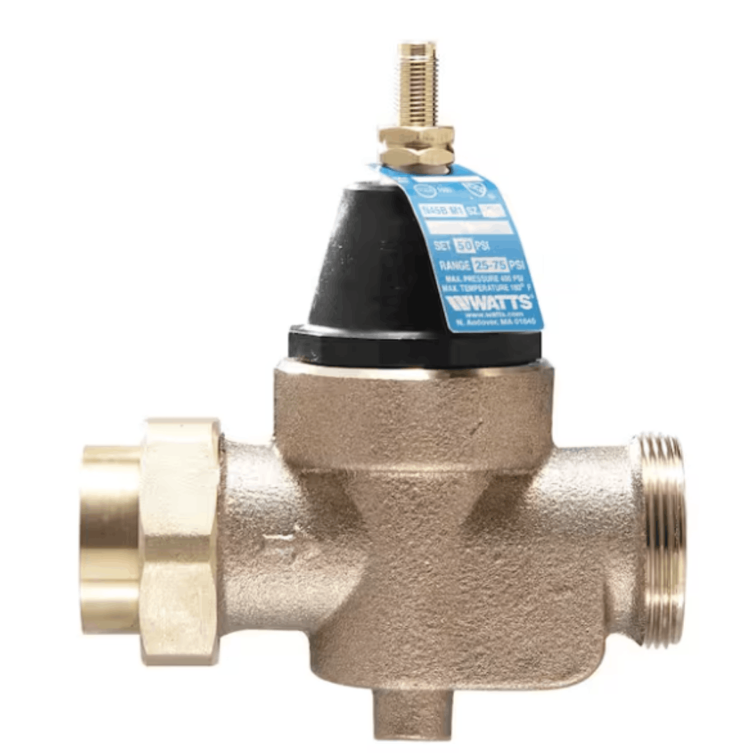 Watts 3/4 LFN45BM1-U 3/4 in. Brass MPT x FTP Pressure Reducing Valve