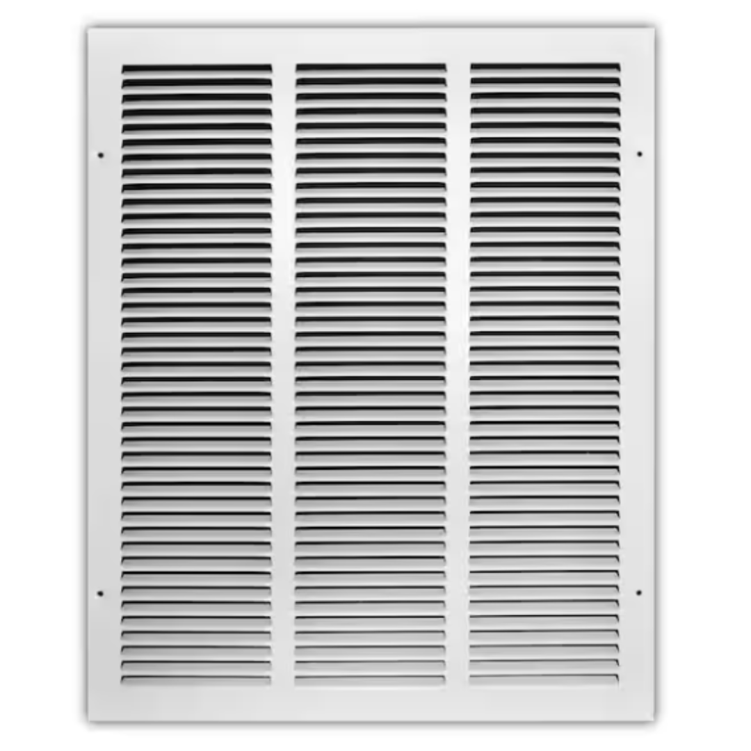 Everbilt E17016X20 16 in. x 20 in. Steel Return Air Grille in White