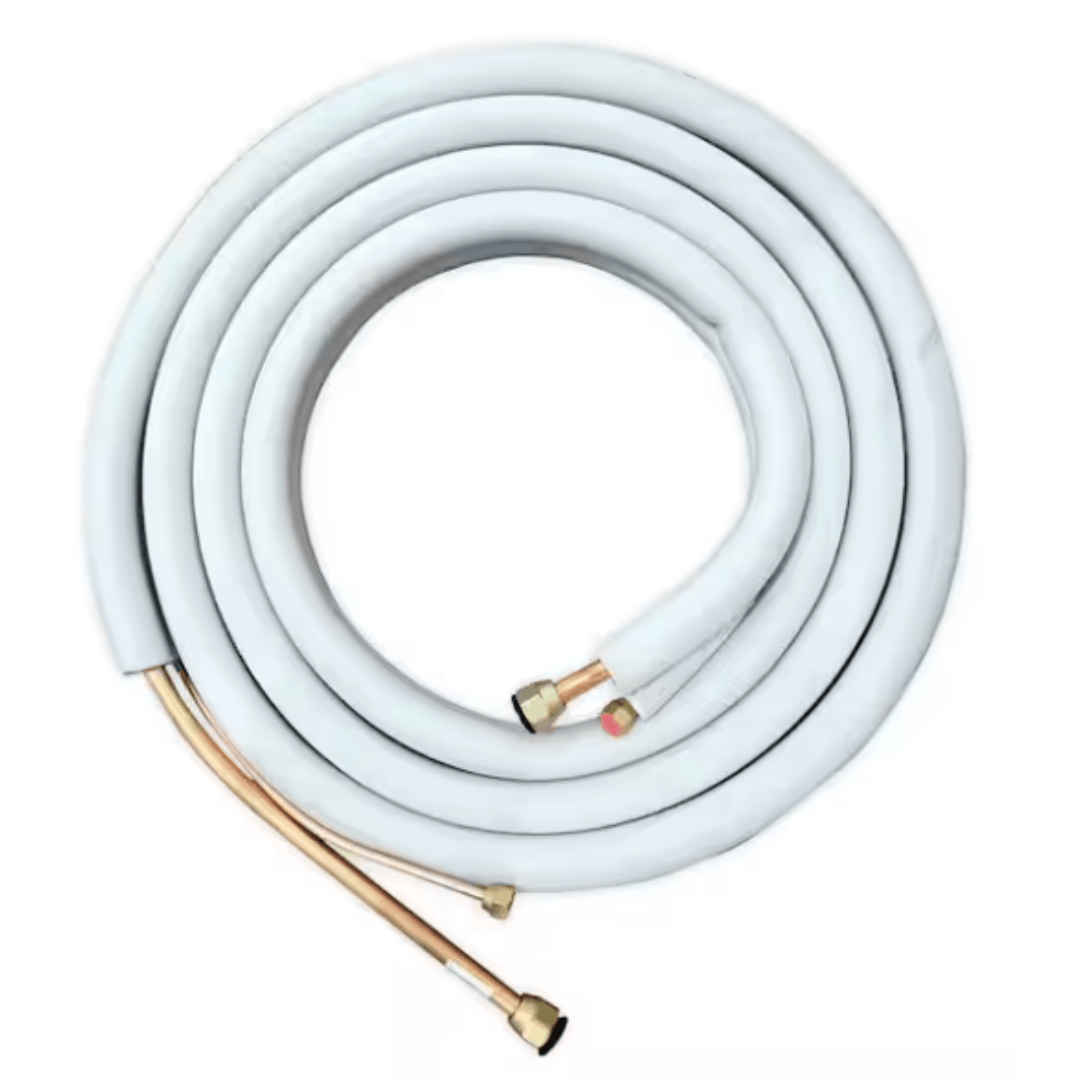 MRCOOL MC50-1438 50 ft. 1/4 in. x 3/8 in. Flared Line Set Kit with Communication Wire, Wall Sleeve and Drain Hose