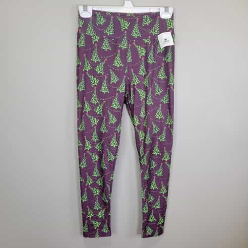 Dren Designs Christmas Cactus Leggings One Size Fits All