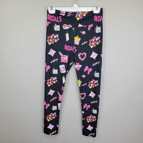 Gal Pal Valentine Leggings Polyester Spandex Ankle Leggings One Size Fits All