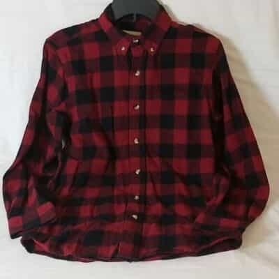 Hobbs Creek Red and Black Buffalo Plaid Shirt Size S