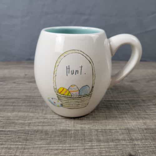 Rae Dunn Artisan Collection Farmhouse Easter Basket Egg Hunt Mug