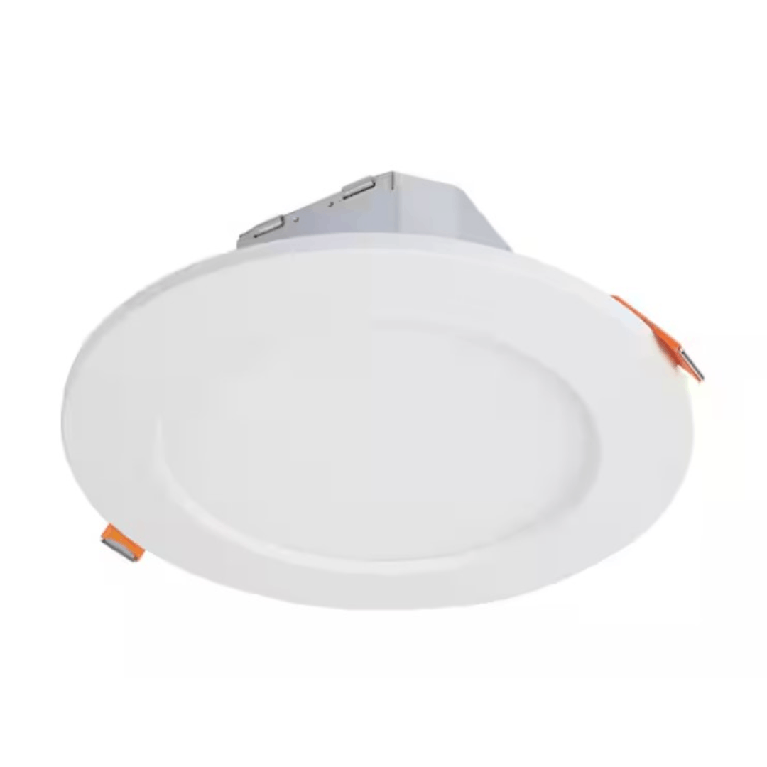 HALO CJB6099FS1EMW CJB 6 in. Canless Downlight 900-Lumens , 5CCT, Integrated Jbox in Matte White