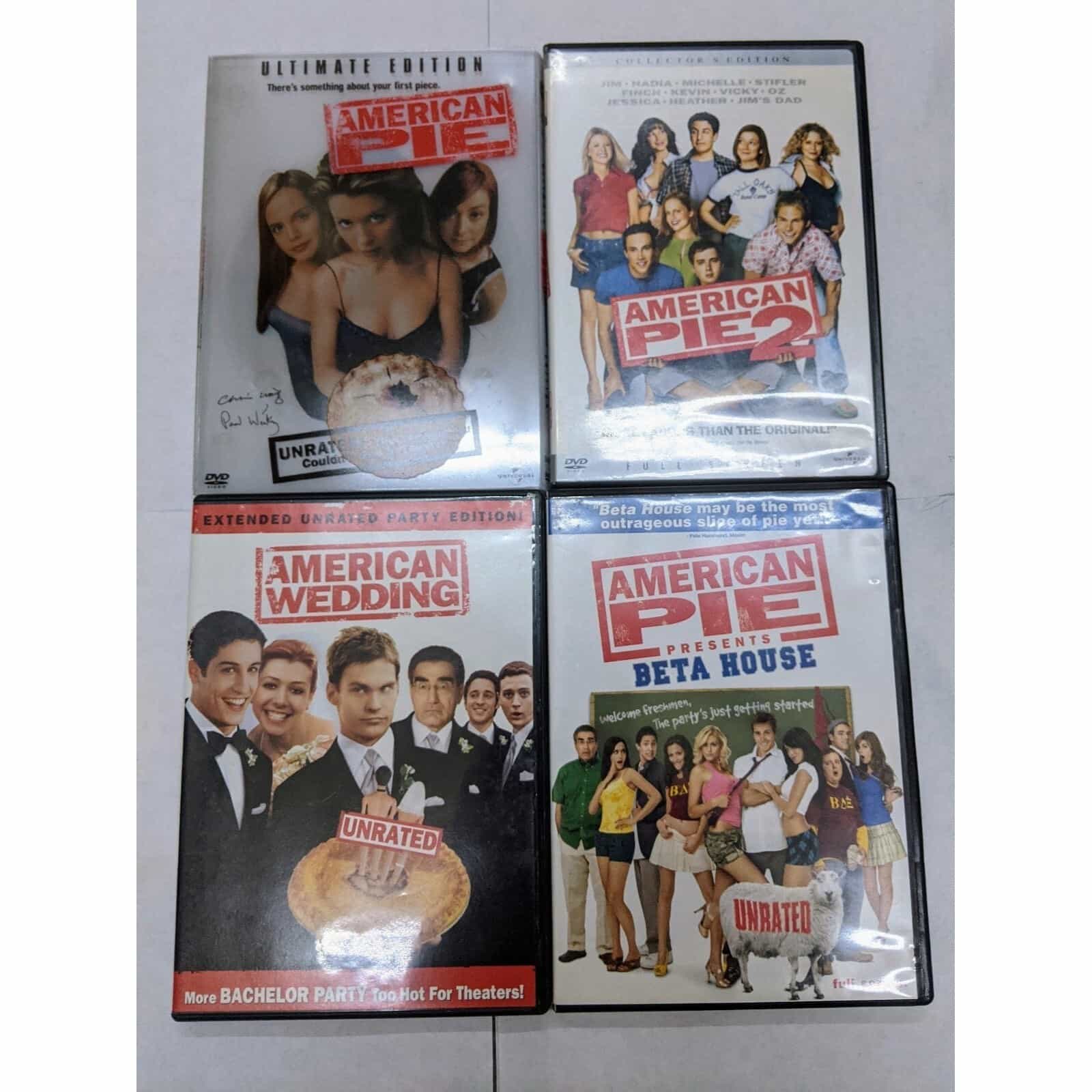 American Pie DVD set of 4