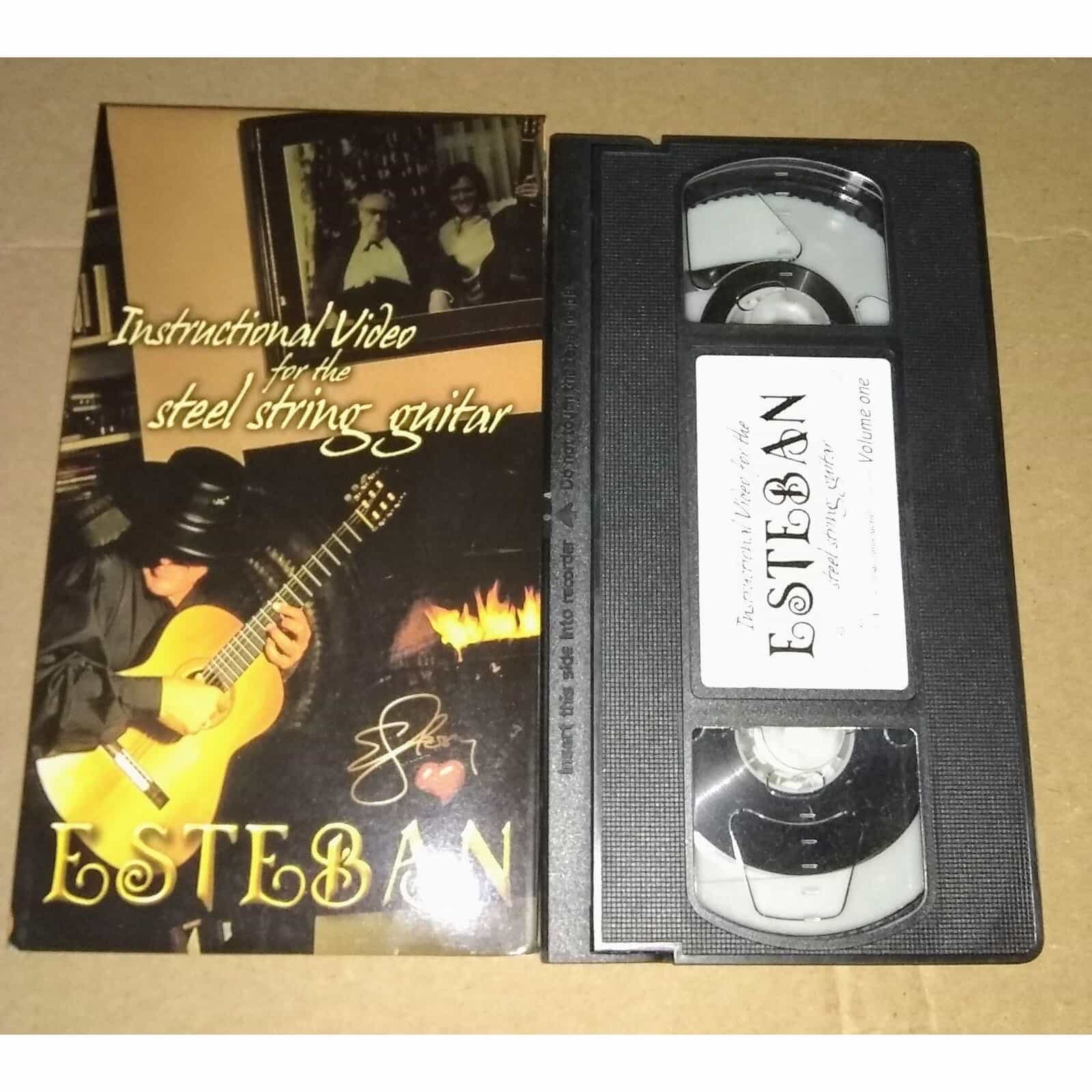 esteban-instructional-video-for-steel-string-guitar-vhs-tape