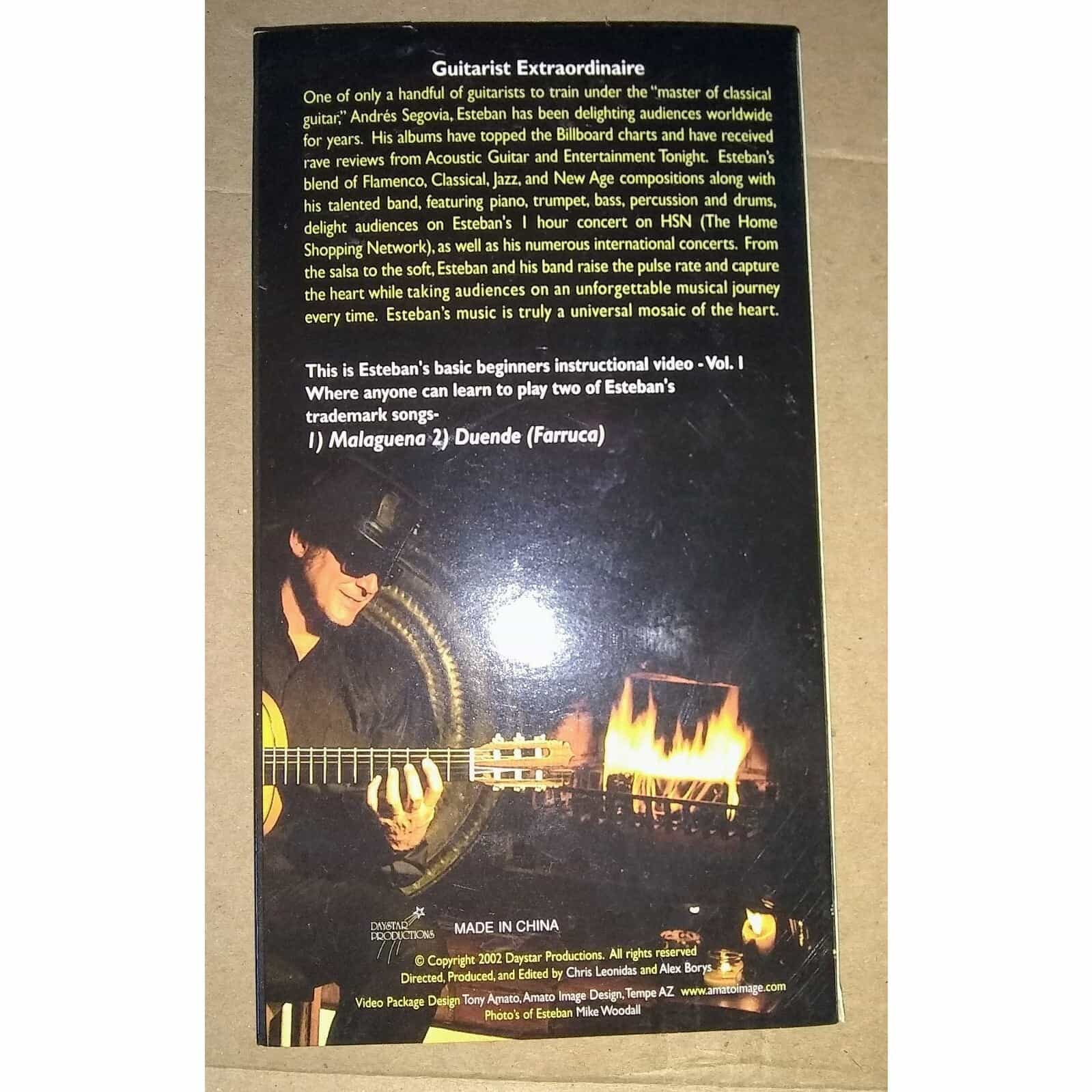 esteban-instructional-video-for-steel-string-guitar-vhs-tape